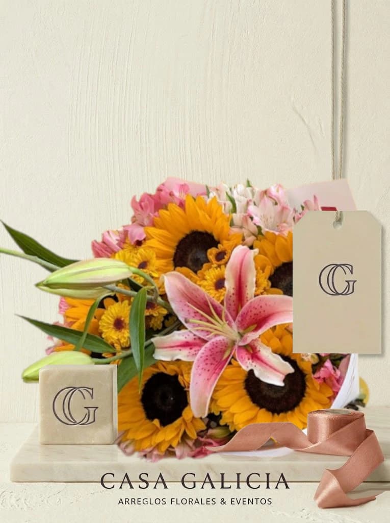 Sunshine Love - Ramo de flores frescas Casa Galicia